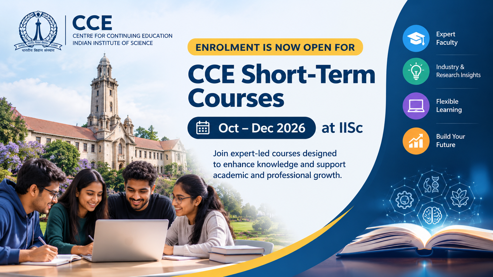 Enroll open for  Short-Term Courses